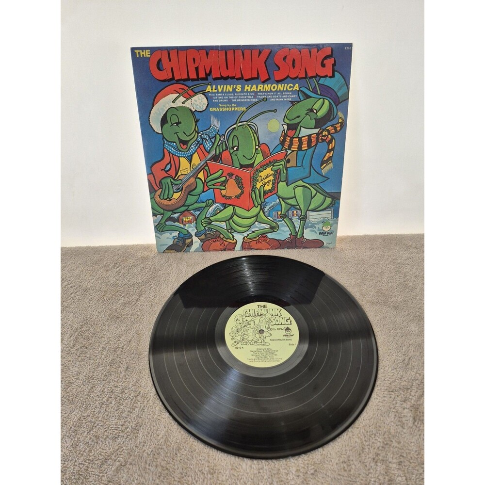 The Chipmunk Song: Alvin's Harmonica The Grasshoppers - Peter Pan Vinyl Holiday